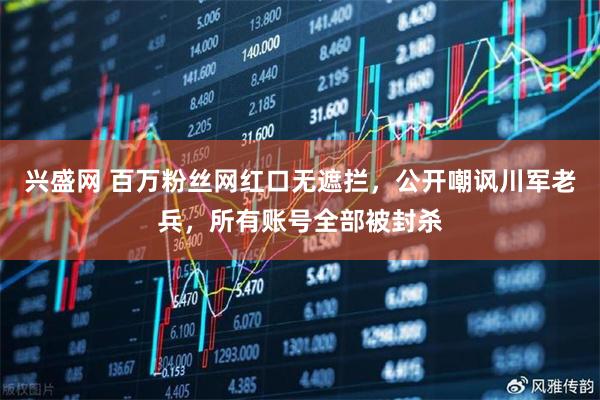 兴盛网 百万粉丝网红口无遮拦，公开嘲讽川军老兵，所有账号全部被封杀